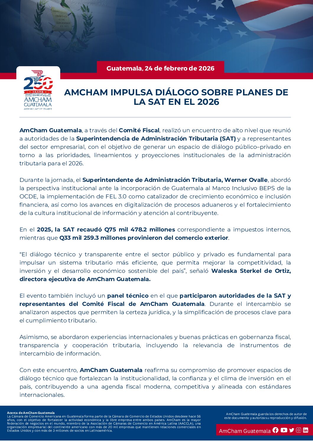 AMCHAM IMPULSA DIÁLOGO...