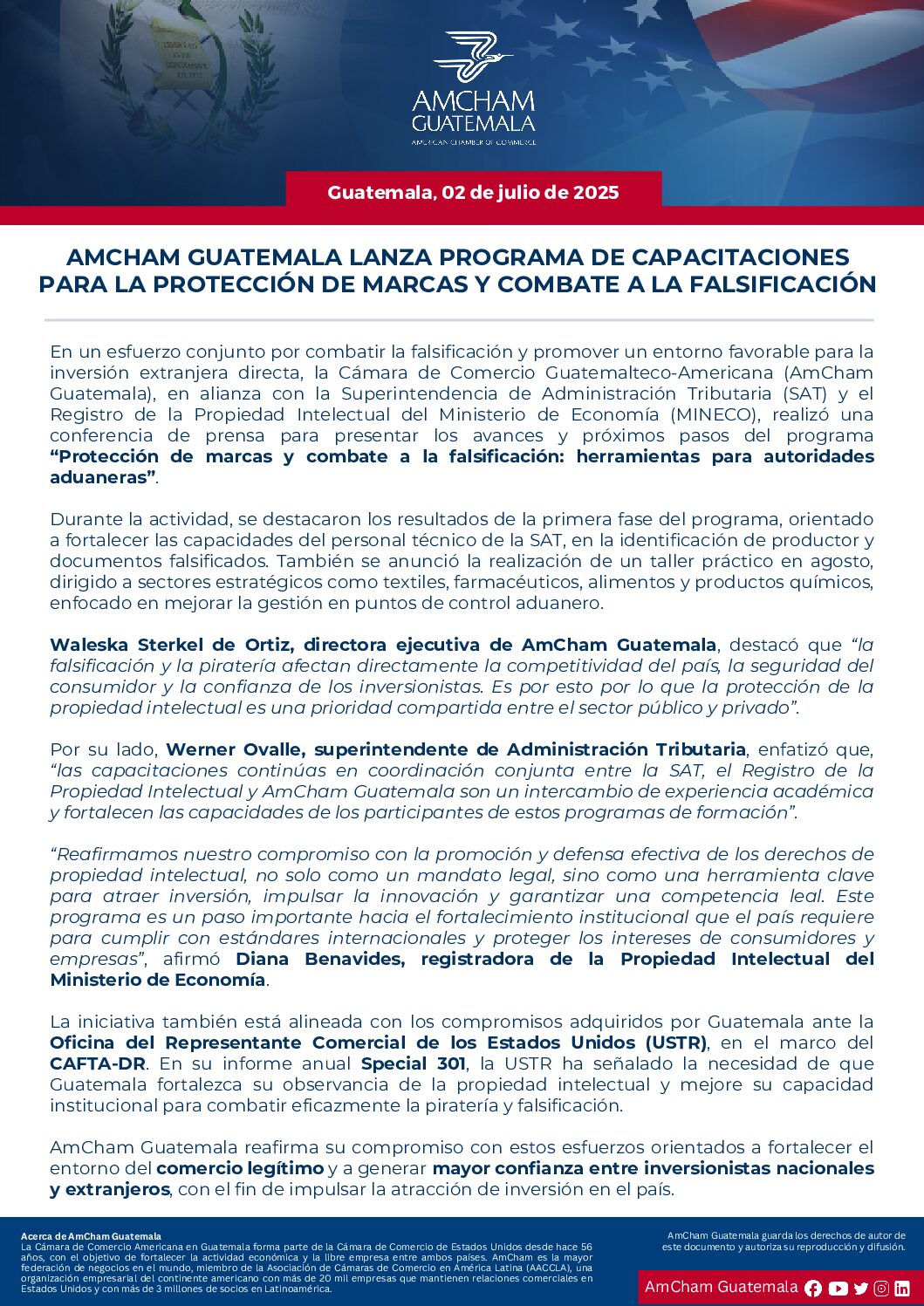 AMCHAM GUATEMALA LANZA...