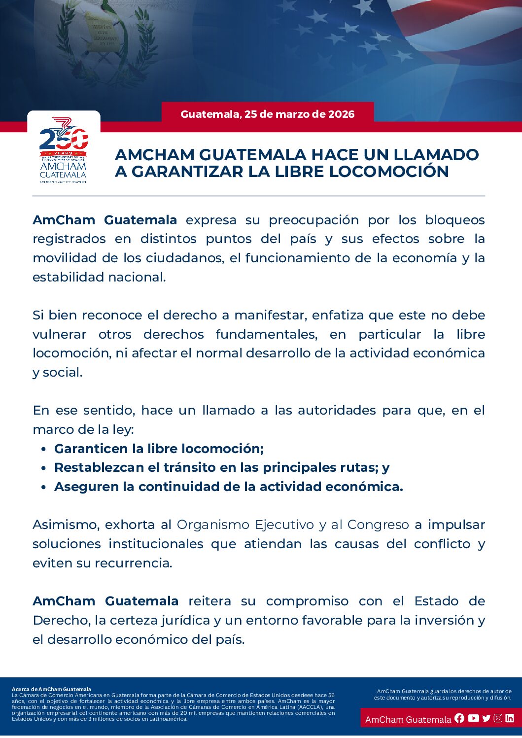 AMCHAM GUATEMALA HACE...