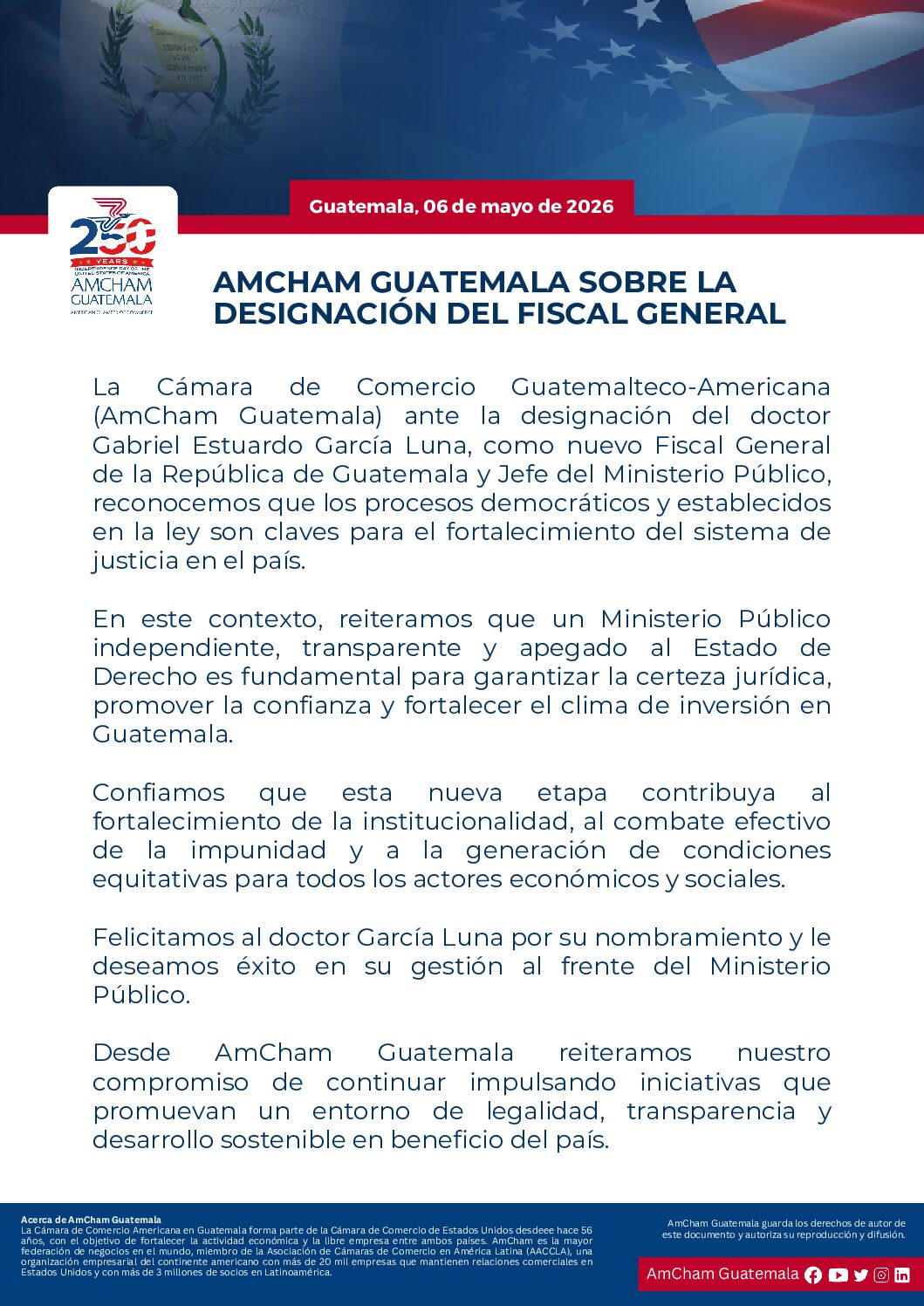 AMCHAM GUATEMALA SOBRE...