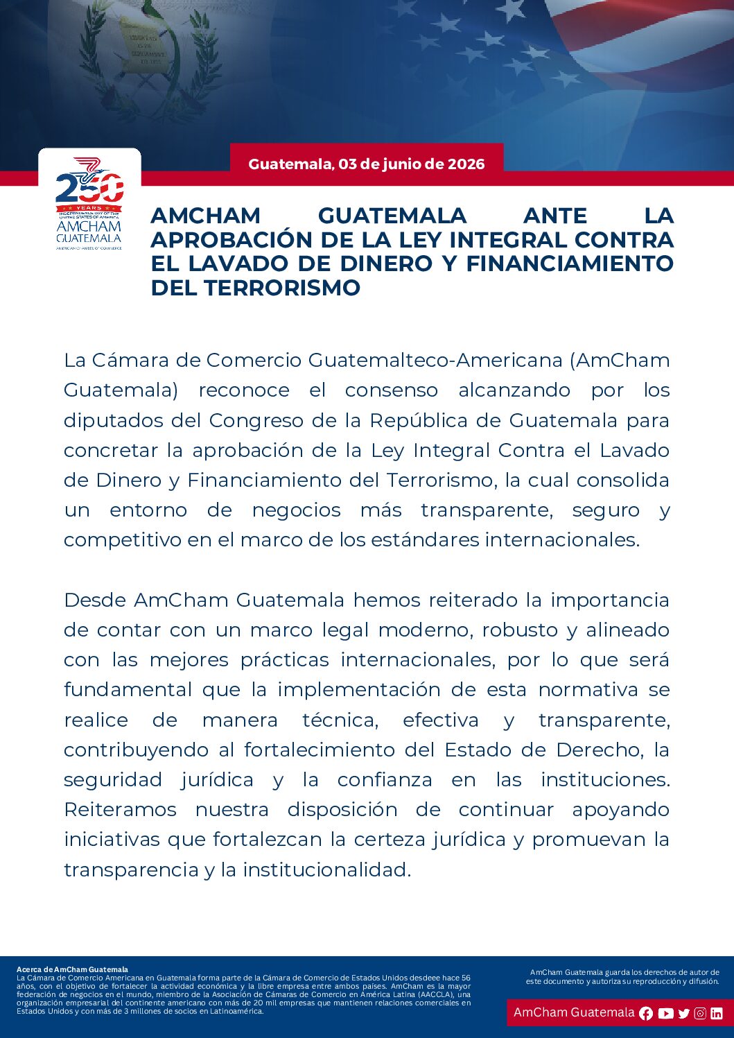 AMCHAM GUATEMALA ANTE...