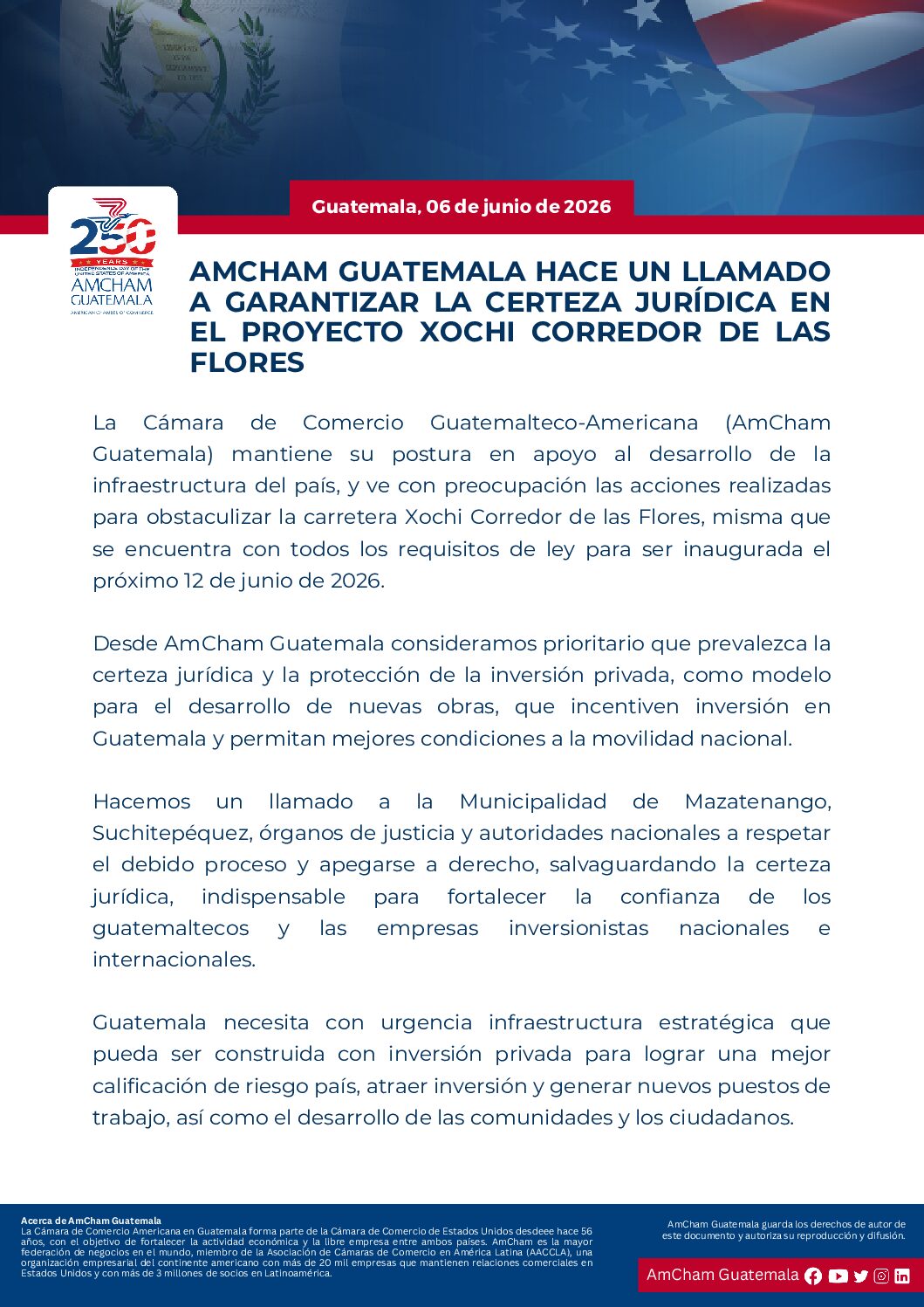 AMCHAM GUATEMALA HACE...